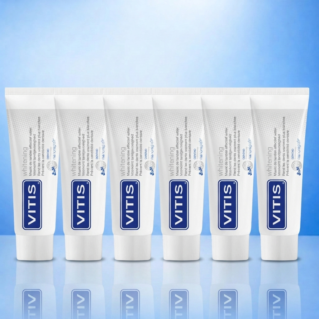 6x Vitis Whitening Zahnpasta – 75 ml