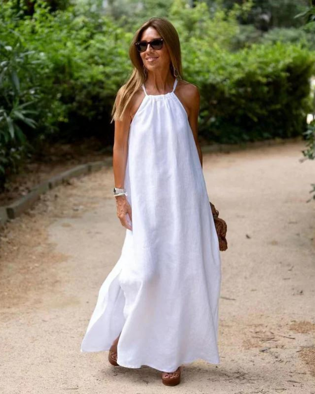 Gabrielle - Long Linen Dress