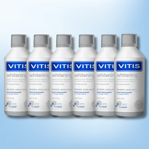 6x Vitis Whitening Mundspülung – 500 ml