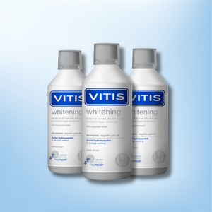 3x Vitis Whitening Mundspülung – 500 ml