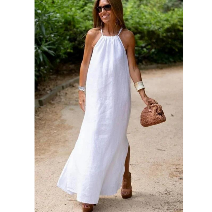 Gabrielle - Long Linen Dress